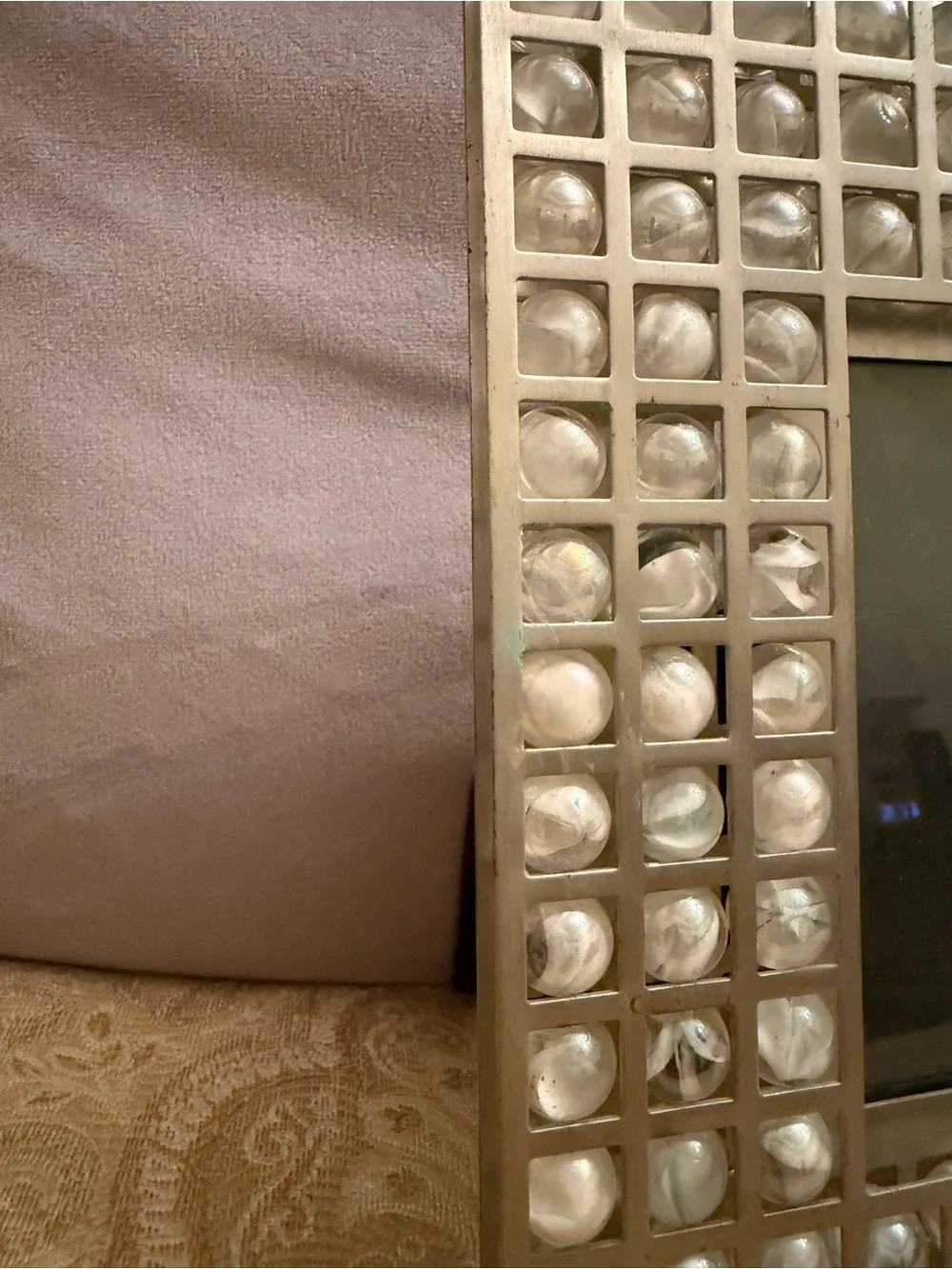 David Howell Kinetic Marble Picture Frame CBS Designs Interactive Photo Frame